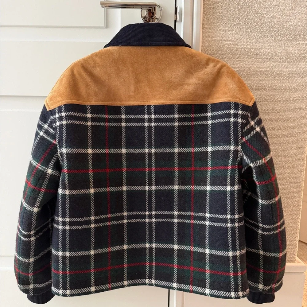 Celine Triomphe Jacket Tartan Wool - Picture 2 of 9